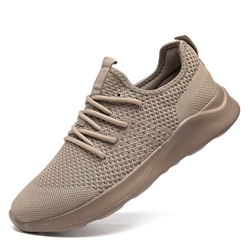 Image of DLWKIPV Running Shoes for Men Slip on Tennis Walking Sneakers Lightweight Non Slip Workout Gym Sports Volleyball Shoes Outdoor Athletic Casual Fashion Breathable Trainers