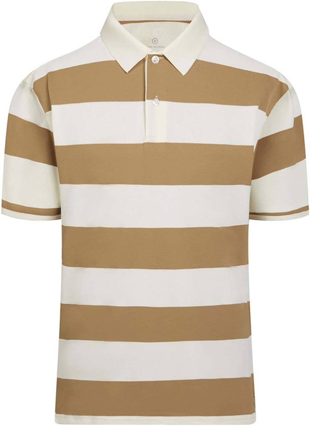 Polo Shirts for Men, Summer Sports Striped Short Sleeve Regular Moisture Wicking Dry Fit Golf Shirt, Sizes S-3XL - Image 4