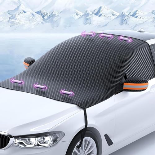 Preisvergleich Produktbild Auto Winter Frontscheibenabdeckung Für Fo-rd Focus St Mk4 Focus Mk2 S Focus MK2 MK3 MK4 Fo-cus MK2, Auto Schnee Staub,Frost Auto ZubehöR Wasserdicht Anti EIS Fenster