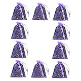 Pendentif sachet portable: fabrication exquise, ce sachet de lavande a une conception de cordon, ce qui facilite l'ouverture, la fermeture, la garde-robe sachet