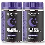 Twin Pack Natural Sleep Support Gummies for Adults - Formula for Restful Nights, Sleep Gummies Promoting Natural Sleep Production, Promotes Healthy Sleep Patterns, 60 Count