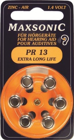 Preisvergleich Produktbild 60 Hörgerätebatterien Maxsonic 13