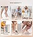 ALLJOY Leg Massager for Circulation and Pain Relief FSA, Gifts for Dad Mom Mothers Day Fathers Day, Leg Massager with Heat and Compression Helpful for Vericose Veins, Fatigue, Cramps, Swelling, Edema