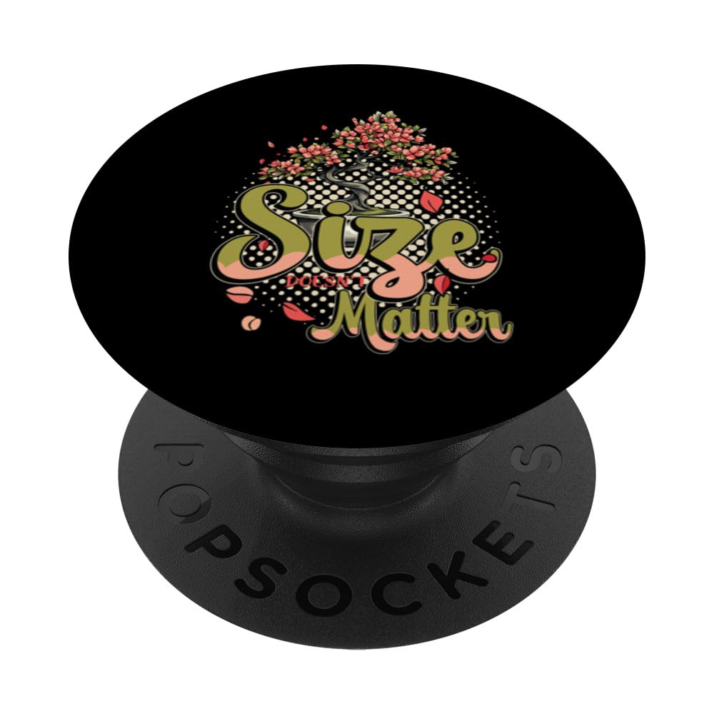 Growing Bonsai Small Japanese Bonsai Tree PopSockets Swappable PopGrip, Black