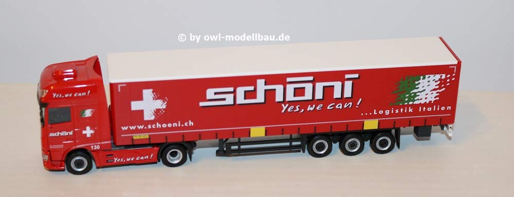 Amazon | herpa 1/87 DAF XF SSCカーテンキャンバスセミトレーラー