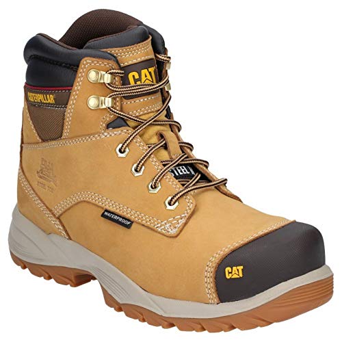 CAT Safety Footwear Spiro Schnürstiefel, Braun, honig, 47 EU