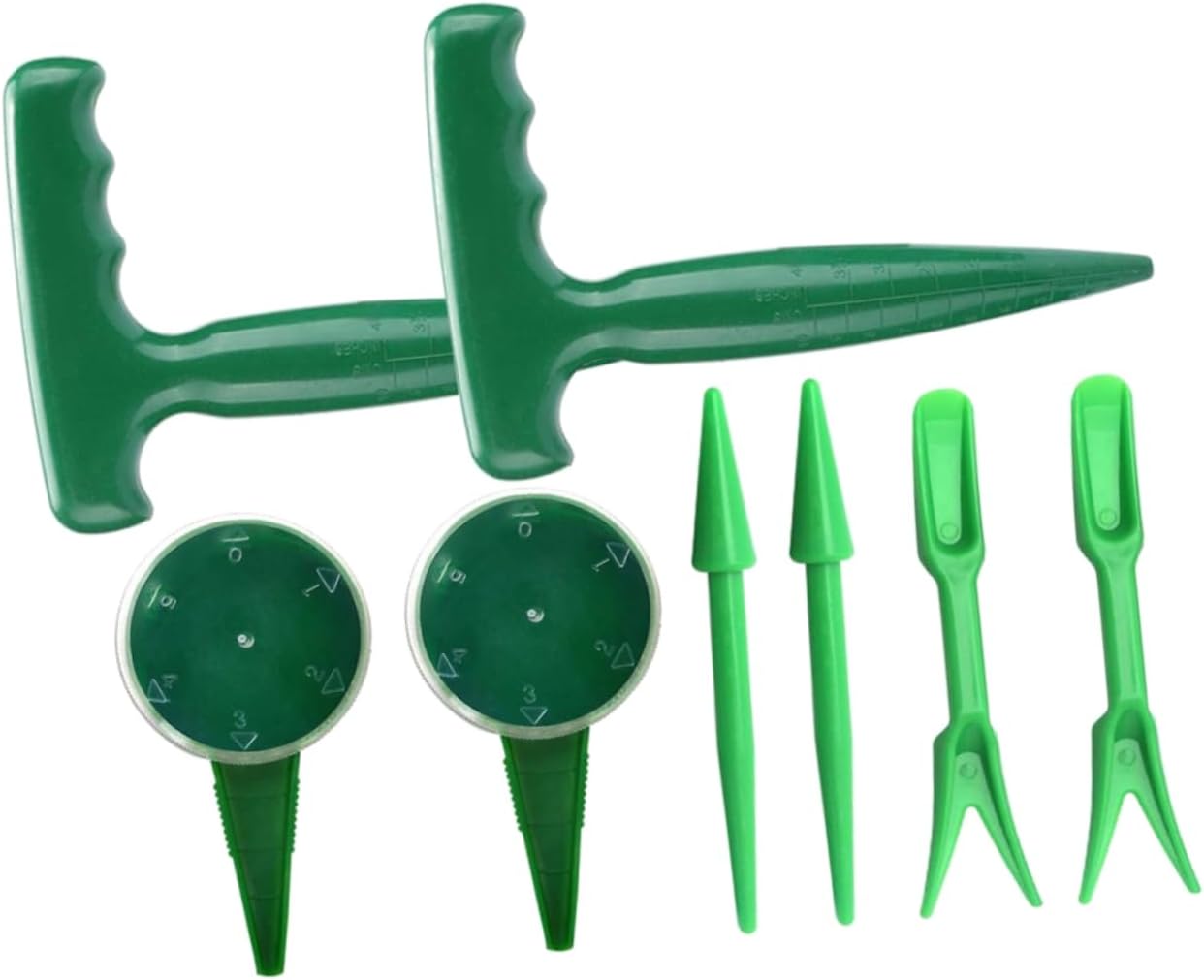8Pcs Garden Tool Portable Plastic Drop Spreaders for Lawns for Planting and Sowing Garden Planter Accessories