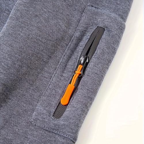 Quarter Zip Pullover Men Long Sleeve Workout Hoodie Vintage Tactical Jacket3