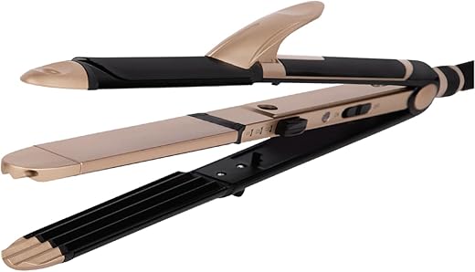 Vega 3 in 1 Hair Styler, (India’s No.1* Hair Styler Appliance), Hair Straightener, Curler & Crimper, VHSCC-01, Black