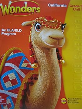 Spiral-bound Wonders Grade 3 Unit 1 California Teacher's Edition Book