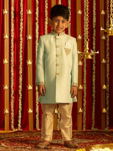 Image of VASTRAMAY Boy's Blended Sherwani Set
