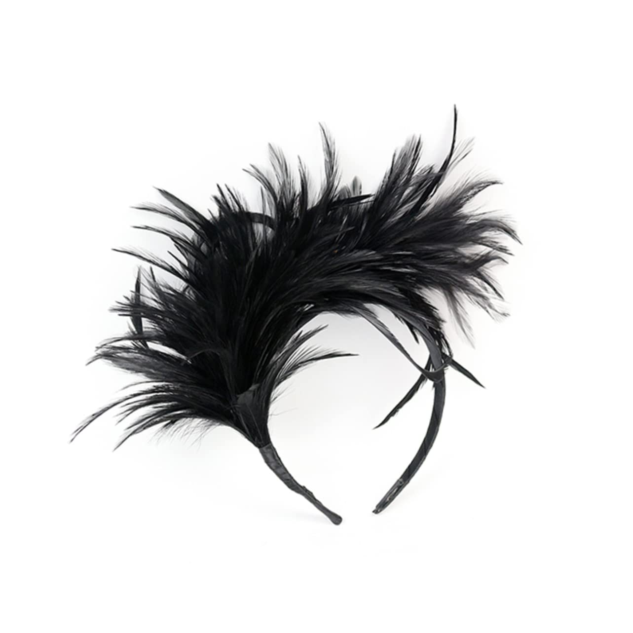 Healeved 3stücke Elegant Schwarzer Federhaarschmuck Für Braut Partys Teiliges Leicht Rutschfest Für Hochzeiten Cosplay Und Fotorequisiten Für Festliche Anlässe