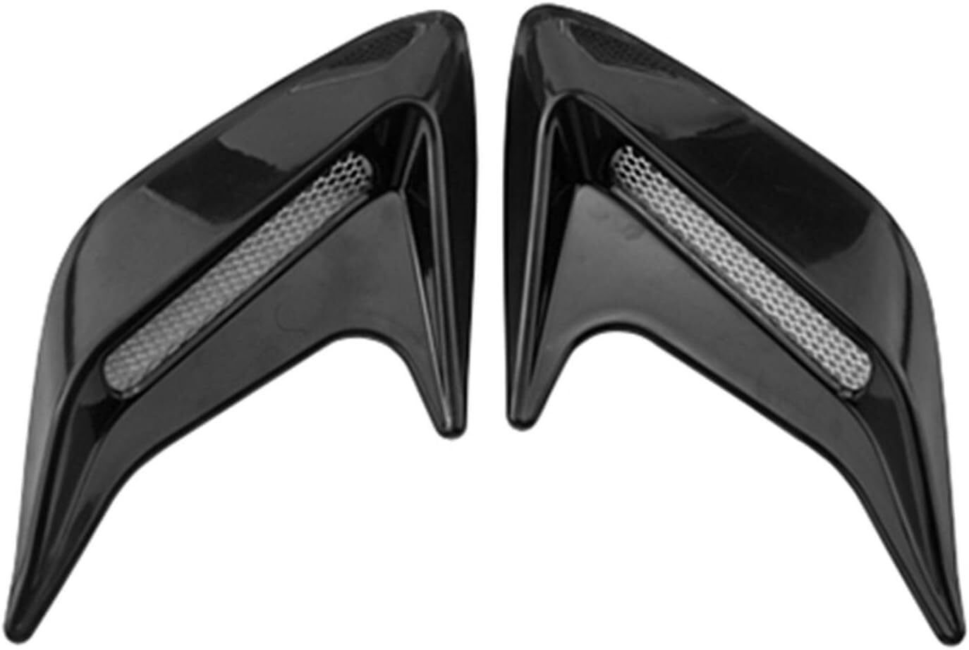 Automotive Accessories Car Air Intakes 2 Pcs Black Hood Scoops Vents Universal Car Decorative(Silver)