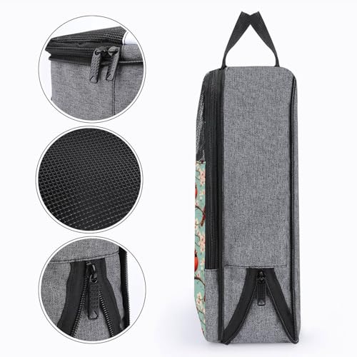 Sac à chaussures de golf et voyage rouge cardinal pour valise - 5