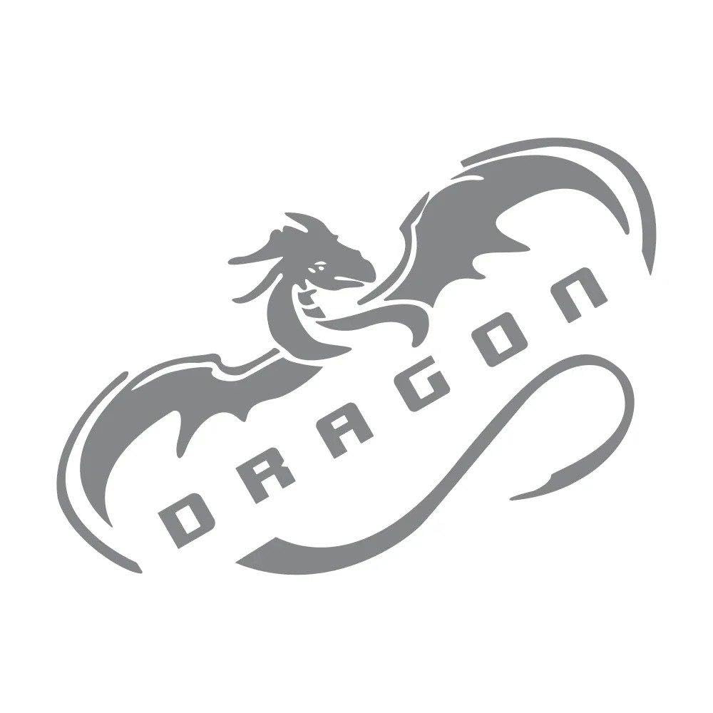 Dragon Wings Car Stickers Auto Vinyl Film Decals for Car Bumper Windows Motorcycle Laptop(Glossy Gray,4pcs)