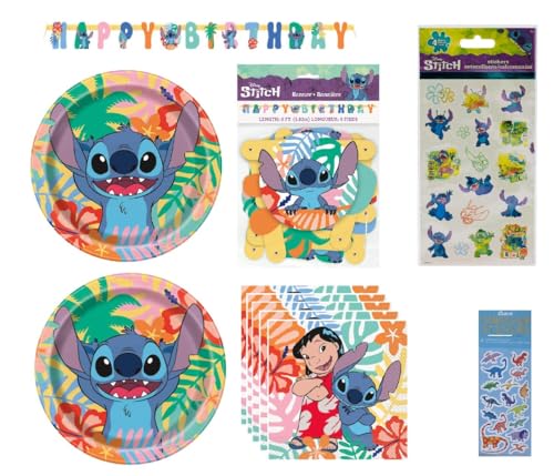 Lilo and Stitch̒ap[eB[piZbgɂ́AfU[gP[Ly[p[v[g16AivL16Anbs[o[Xf[oi[1AXebJ[V[g4AXebJ[V[g1܂܂܂B