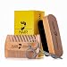 Hair Dough Beard Brush & Comb Grooming Kit For Men | Set Includes Soft Boar Bristle Brush, Bamboo Wide Tooth Comb, and Mustache Trimming Scissors | Straighten & Soften Your Beard