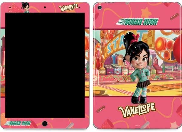 Skinit Decal Tablet Skin Compatible with iPad 10.2in (9th Generation, 2021) - Officially Licensed Disney Wreck-it Ralph Vanellope Sugar Rush Design