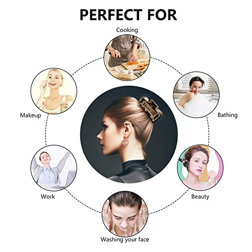 Large Hair Claw Clips for Women Thick Hair,4.1-Inch Strong Grip Large Hair Claw Clip,4 Colors Glossy and Matte of Lightweight and Durable Resin Material Extra Large Claw Clip for Any Occasion - Image 3