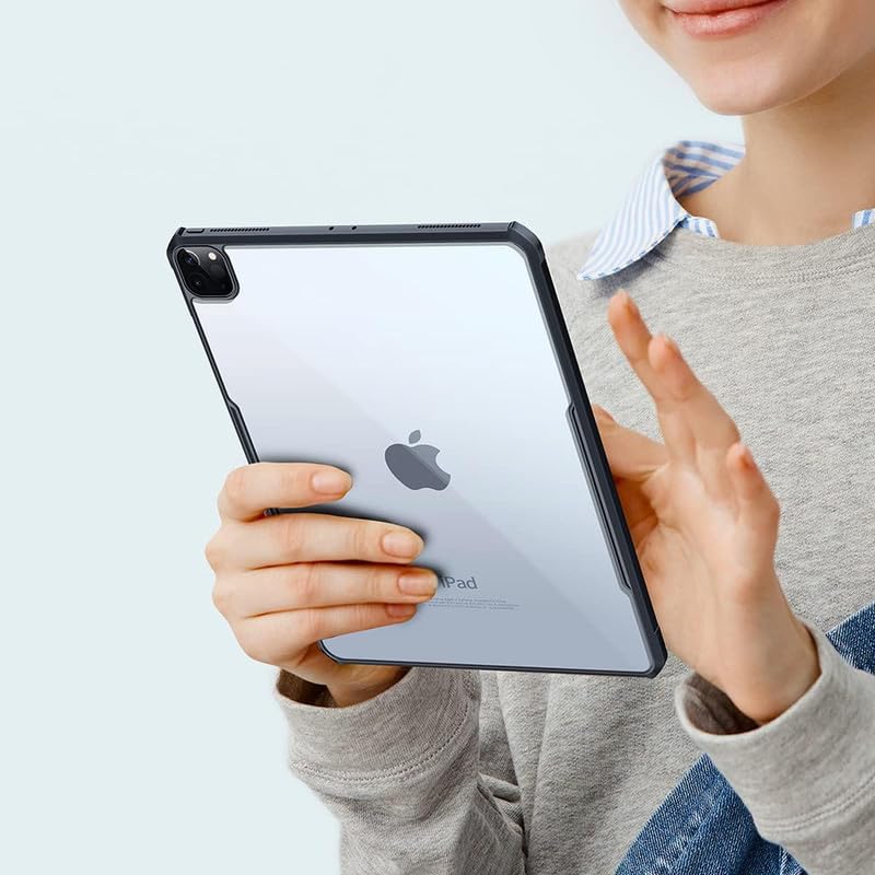 Image of WHITBULL Ultra Hybrid Back Cover Case Designed Compatible with iPad Pro 12.9 (2021) (5th Generation)-Black