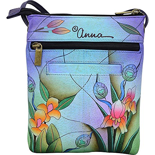 Anna by Anuschka Women's Original Hand-Painted Leather Mini Crossbody, Sin City4