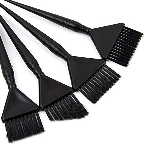 Hair Dye Brush Set - 4 Color Brushes for Hair Salon - Highlight