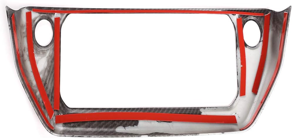YIWANG ABS Carbon Fiber Style for Land Rover Defender 110 130 2020 Car Center Console Air Conditioning Mode Button Frame Trim