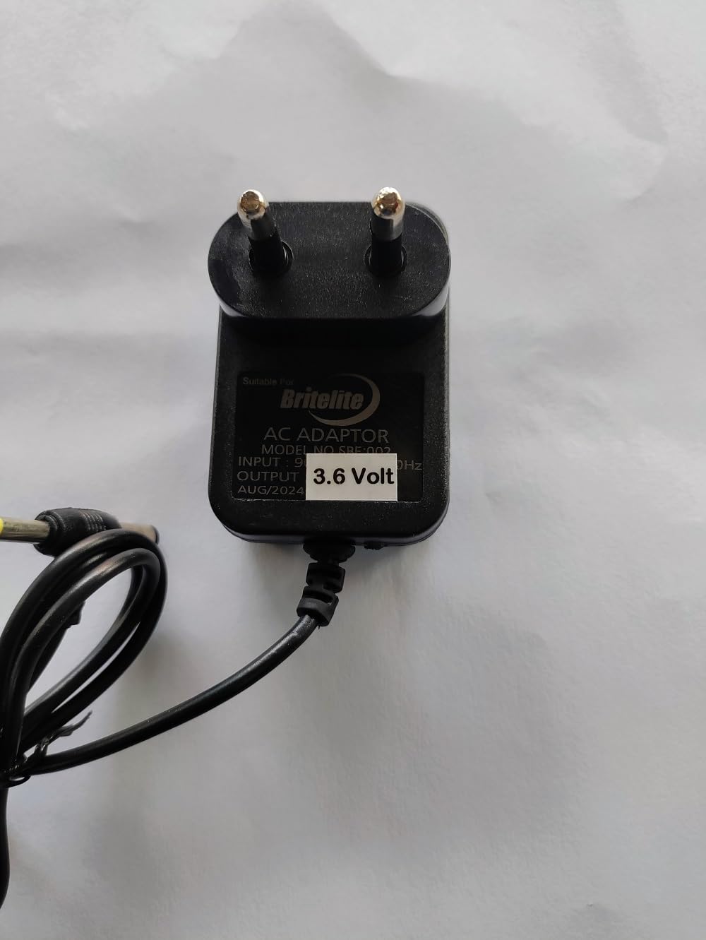SRI VARAHI 3.6V DC Power Adapter Charger for Britelite Torch,Metal Flash Light Rechargeable,Toys Also-image-36