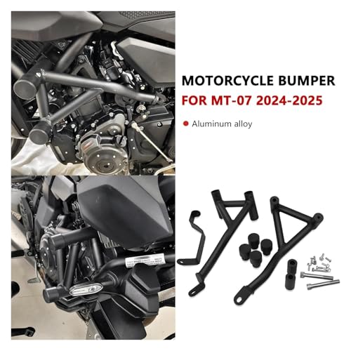 Protection Moteur en Acier MT-07 Évite les Réparations Coûteuses Moto