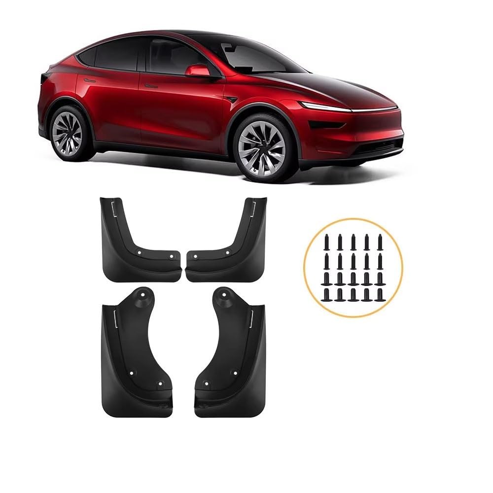 przednie tylne błotniki Pasuje do Tesla Model Y Juniper 2026 2025 błotniki błotniki przeciwśnieżne przeciw rozpryskom piasku przednie tylne błotniki osłona Auto