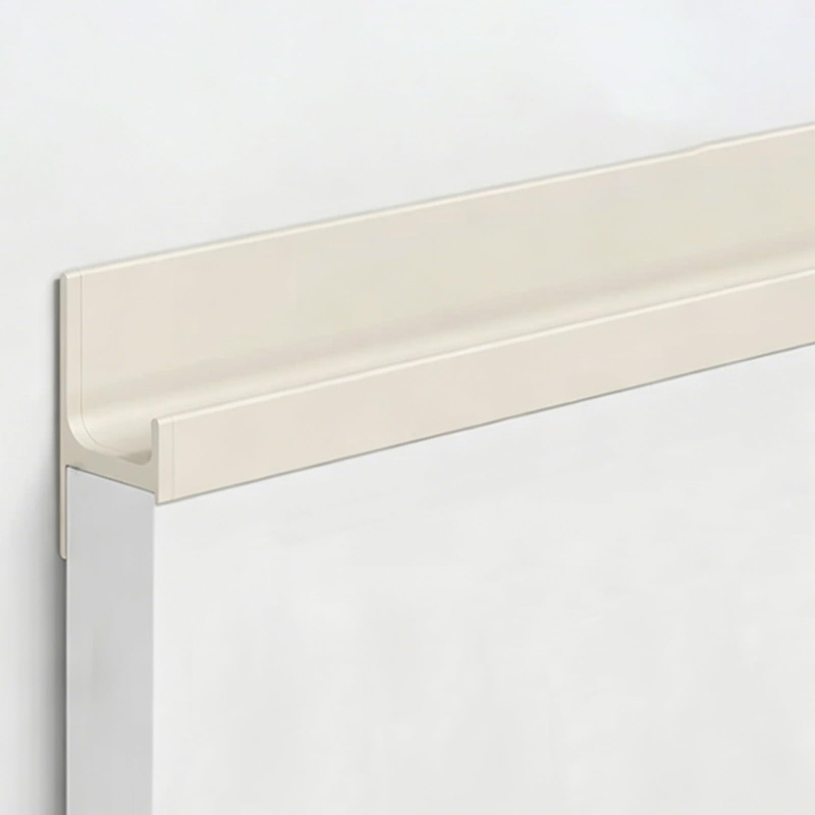 Wdjbpsh Style A Cuttable Cabinet Edge Track Pull, Recessed Invisible Channel Grip With Screws Kit For Kitchen Cupboard/Bathroom Dresser/Bedroom Closet(,L-90Cm/35.4In)