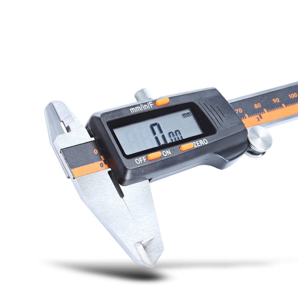 Calibri Digitali 0-150mm Acciaio inossidabile Display digitale Calibro con display frazione elettronico calibro per Strumento di Misura