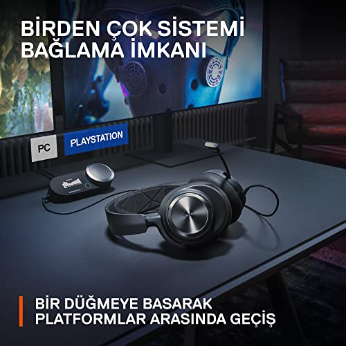 Audio espacio 360 con auriculares gaming Arctis Nova Pro SteelSeries para jugar en PS5 y PC 6