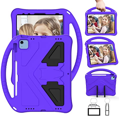 Coque iPad légère antichoc violette : protection intégrale optimale A19