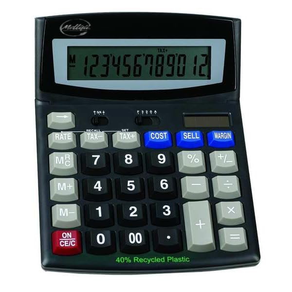 Metric Conversion Calculator, 10 Digits, Mfr: 907-A