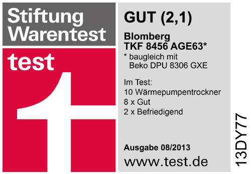 Sèche-linge pompe à chaleur Blomberg TKF 8456 AGE63 A+++ 8 kg avec 16 programmes - 2