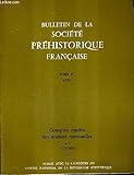  BULLETIN DE LA SOCIETE PREHISTORIQUE FRANCAISE TOME 67 1970 - COMPTES RENDUS DES SEANCES MENSUELLES N°7 OCTOBRE - réflexions sur l\'outil au paléolithique - la station de luttin commune de voulangis - datations par 14C dans le capsien typique d\'algérie.