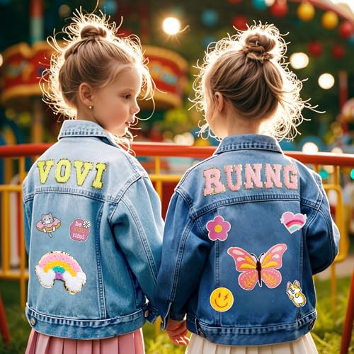 Custom Toddler Denim Jacket, Personalized Kids Denim Jacket with Name, Back to School Outfits for Boys, Toddler Clothing Jacket, 1-8 Year Old Girl Boy Birthday Gift2