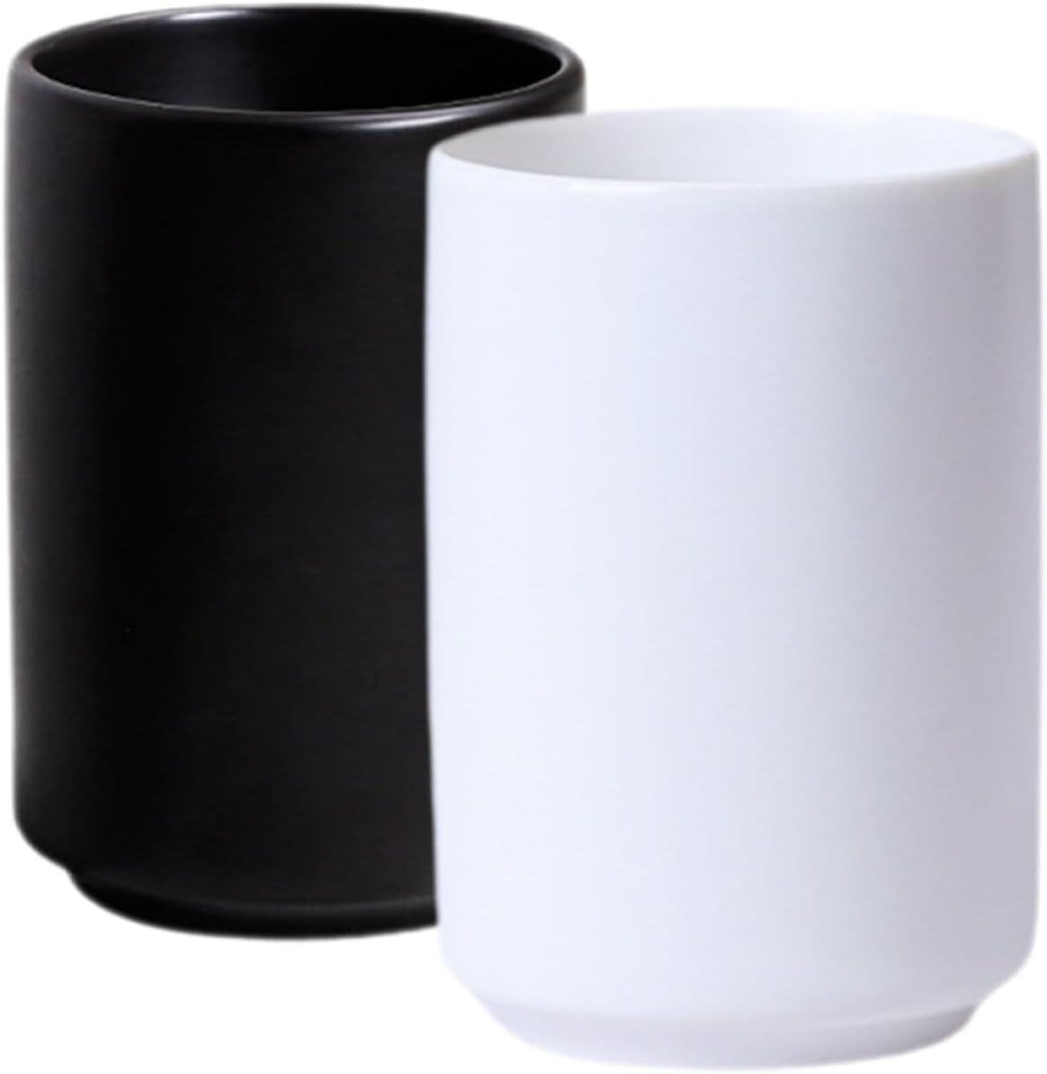 2pcs Japanese Style Ceramic Tea Cups 240ml Drinking Cups with No Handle for Party Drinks and Easy to Clean High Reliability Mugs