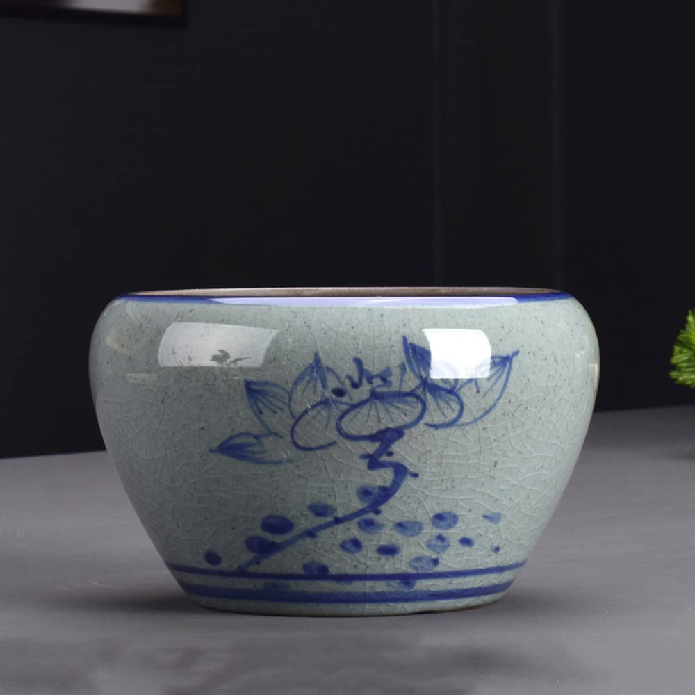 DFGHNBVC Large Succulent Planter Pots - Ceramic Indoor Outdoor Garden Pot With Drainage For Plant Flower,5.7/9.2 Inch,D-23.5 * 18.5 * 15cm