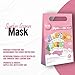 esfolio Sliqskin Pink Romantic Face Mask Set – Moisturizing, Refreshing, and Nourishing Sheet Masks for a Smooth, Soft, and Rejuvenated Skin Feel (Pack of 12)