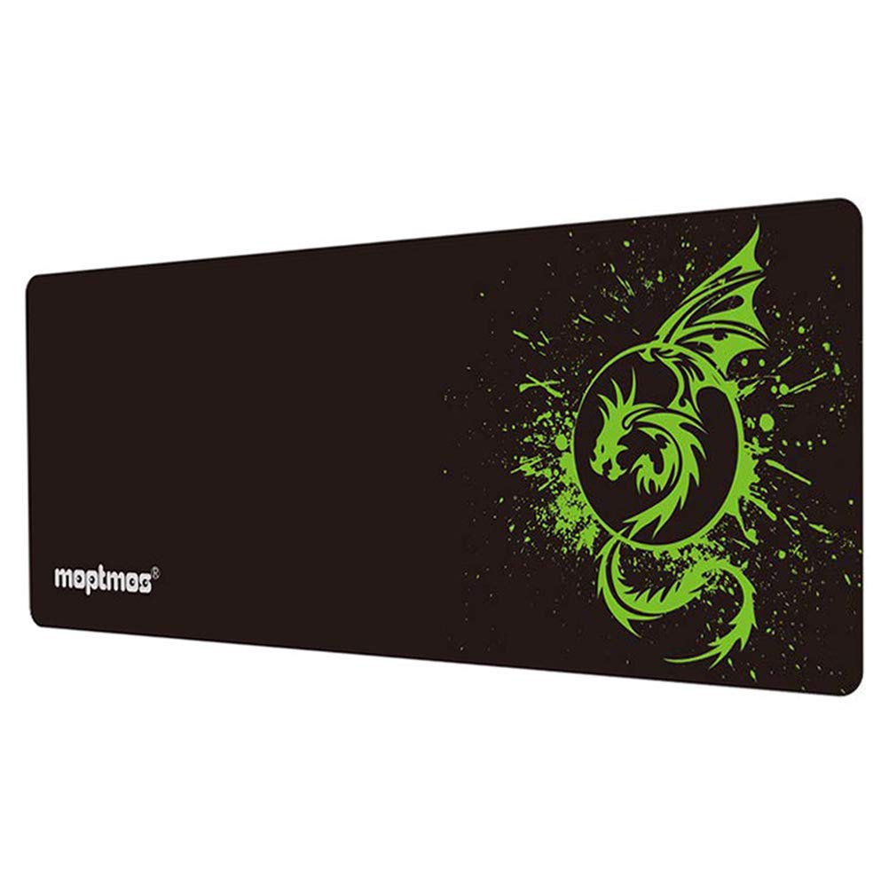 Large Mouse Pad Extended Speed Gaming Mouse Pad Fly Dragon Mouse Pad Gamer Office Computer Mouse Mat (A-Green)
