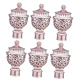 Photo Gallery holidyoyo 6 pezzi testa di sigillatura dell asta romana rosa il sipario finisce pali della arredamento casa tappo terminale decorativo tappi di fine dell asta per tende decorative Photo Gallery holidyoyo 6 pezzi testa di sigillatura dell asta romana rosa il sipario finisce pali della arredamento casa tappo terminale decorativo tappi di fine dell asta per tende decorative