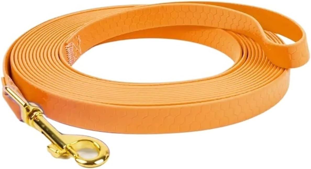 Waterproof Long Leash Durable Dog Recall Training Lead ，Compatible for Outdoor Hiking, Yard, Beach and Swimming(Burgundy,X-Large)