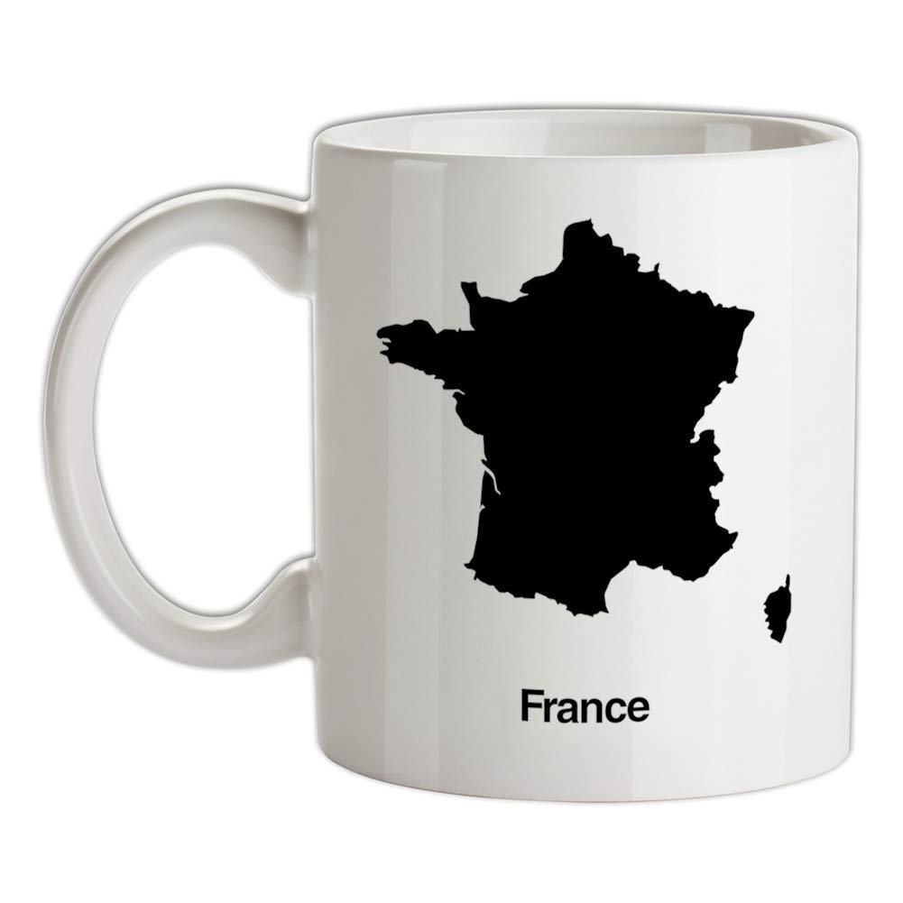 France Silhouette - 10oz - Ceramic Mug for Coffee/Tea