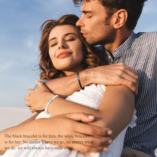 Pulseras Pareja Nudo Concéntrico 2 Piezas