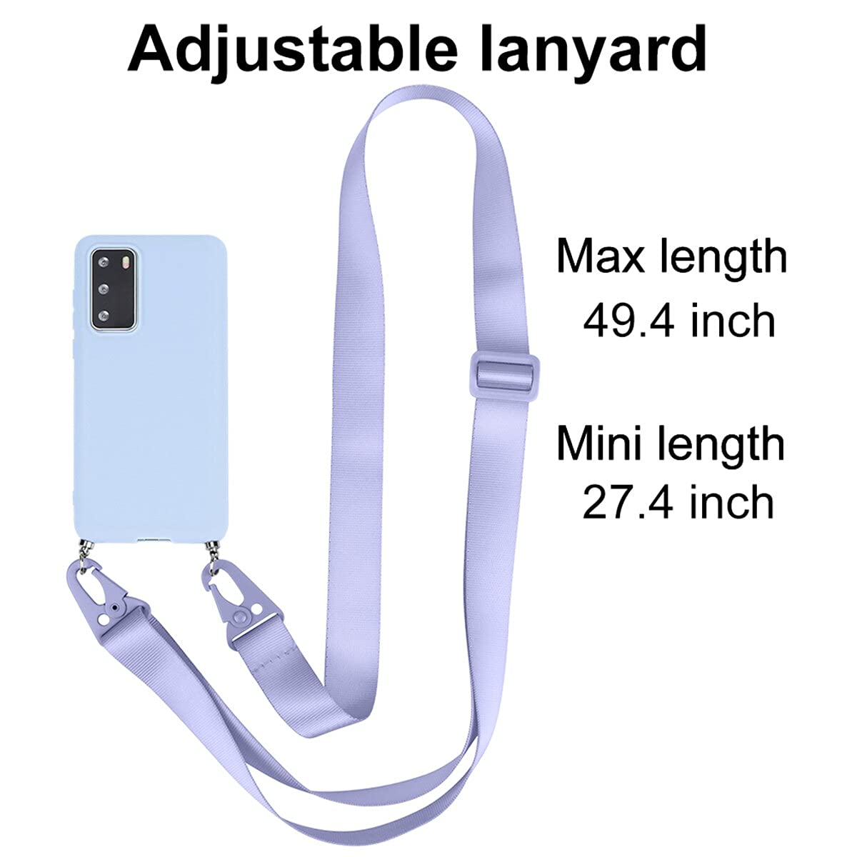Yoedge Custodia per Huawei Mate 20 Lite Cover con Cordino 6,3