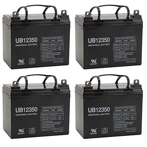 Charly Electric Scooter Replacement Batteries - 4X 12 Volt 12AH Batteries by SigmasTek