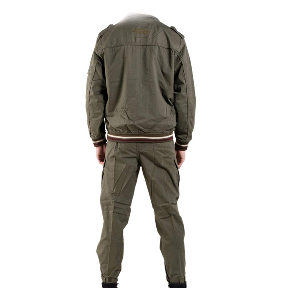 Grembiule Saldatore, Tuta da Saldatore, Puro Cotone Army Green Assorbimento Dell'umidità Comodo da Indossare,XXXXXL