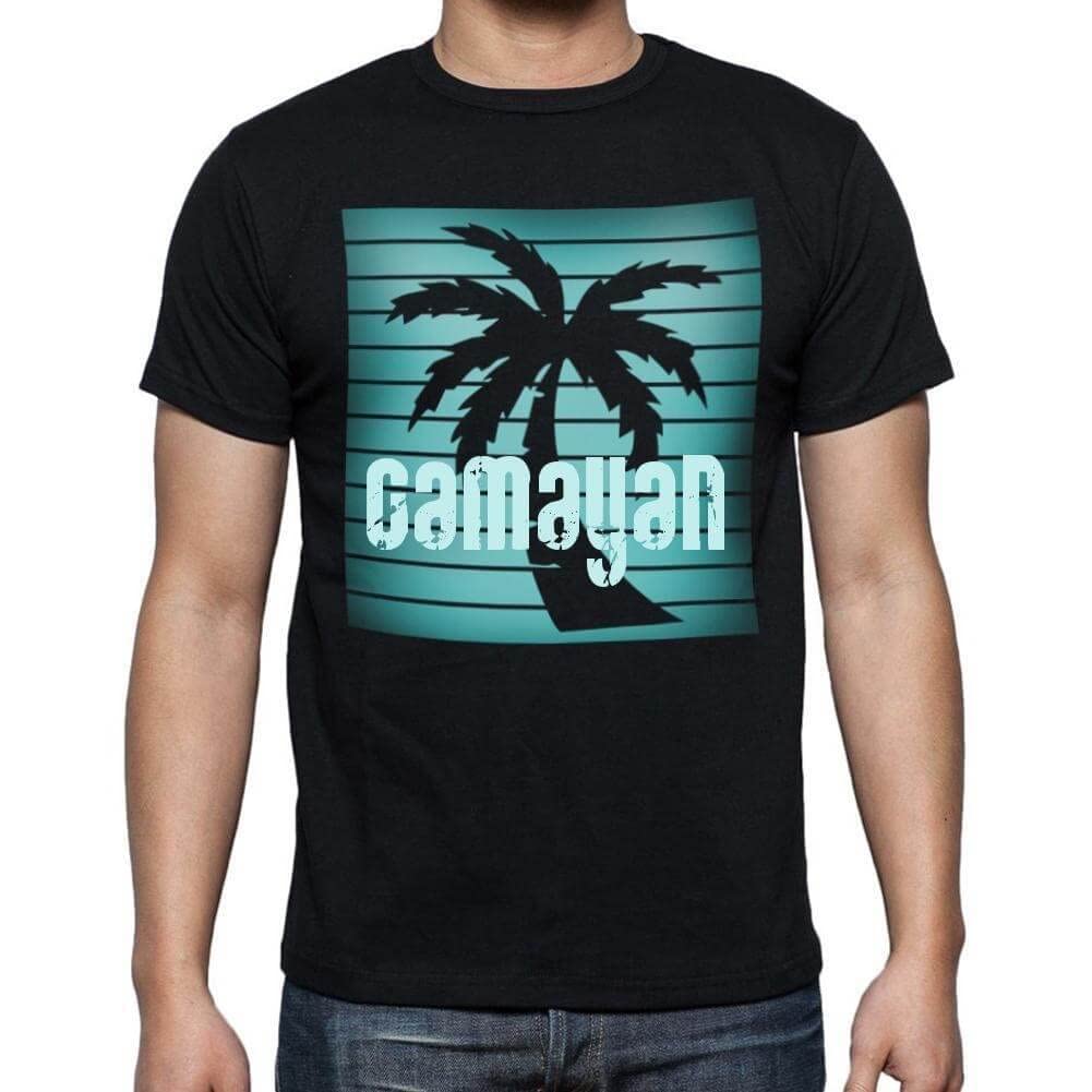 Ultrabasic Men's Graphic T-Shirt Palm, Beach, Holidays in Camayan Short Sleeve Tee-Shirt Vintage Birthday Gift Novelty Tshirt